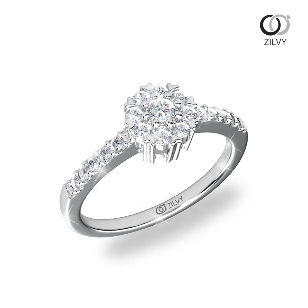 แหวนเพชร Magnolia Cluster