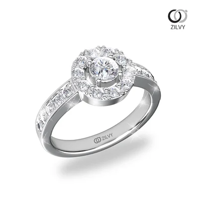 แหวนเพชรผู้หญิง รุ่น GR1108 - มุมเปอร์สเปกทีฟ