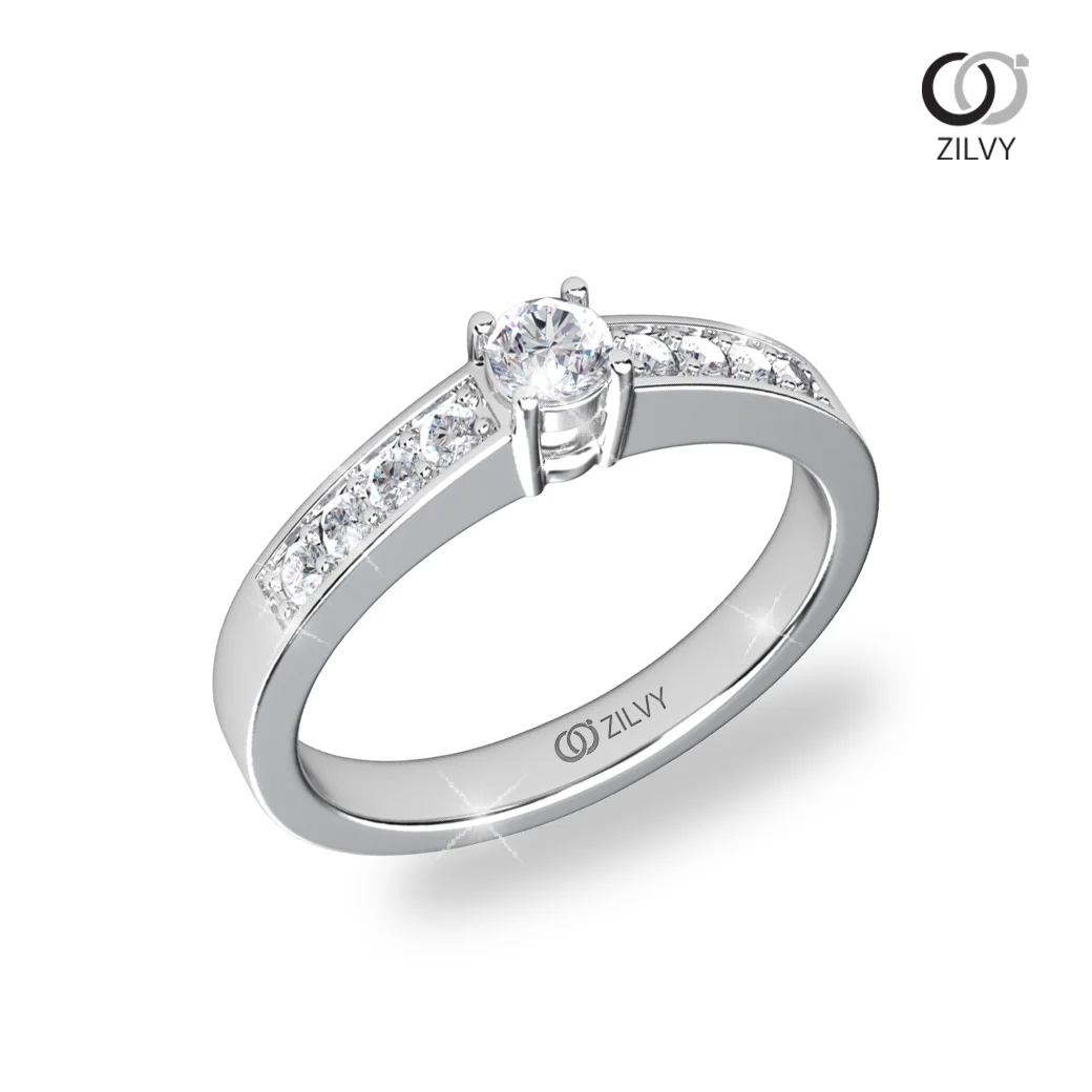 แหวนเพชร Venetia Flanked