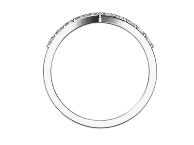 แหวนเพชรผู้หญิง รุ่น GR1115 - มุมหน้า