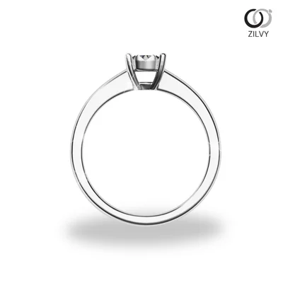 แหวนเพชรผู้หญิง รุ่น GR1117 - มุมหน้า