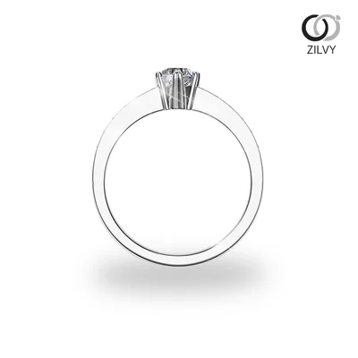 แหวนเพชรผู้หญิง รุ่น GR1119 - มุมหน้า