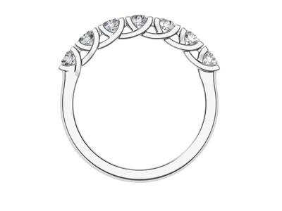 แหวนเพชรผู้หญิง รุ่น GR1120 - มุมหน้า