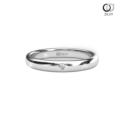 แหวนเพชรผู้หญิง รุ่น GR1121 - มุมบน