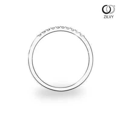 แหวนเพชรผู้หญิง รุ่น GR1123 - มุมหน้า