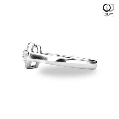 แหวนเพชรผู้หญิง รุ่น GR1130 - มุมข้าง