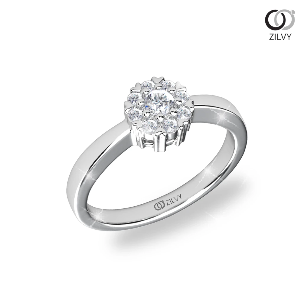 แหวนเพชร Sable Cluster