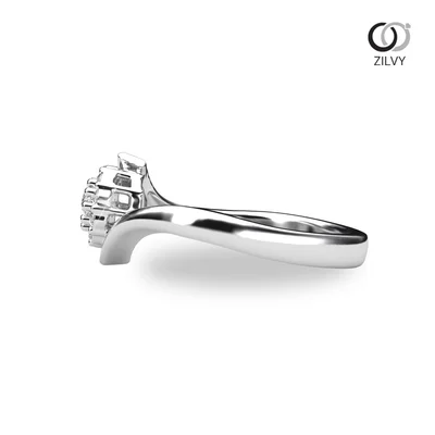 แหวนเพชรผู้หญิง รุ่น GR1152 - มุมข้าง