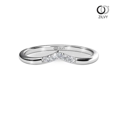 แหวนเพชรผู้หญิง รุ่น GR1154 - มุมบน