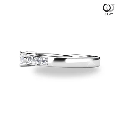 แหวนเพชรผู้หญิง รุ่น GR1163 - มุมข้าง