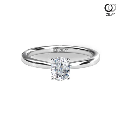 แหวนเพชรผู้หญิง รุ่น GR1167 - มุมบน