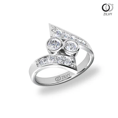 แหวนเพชรผู้หญิง รุ่น GR1179 - ภาพเต็ม