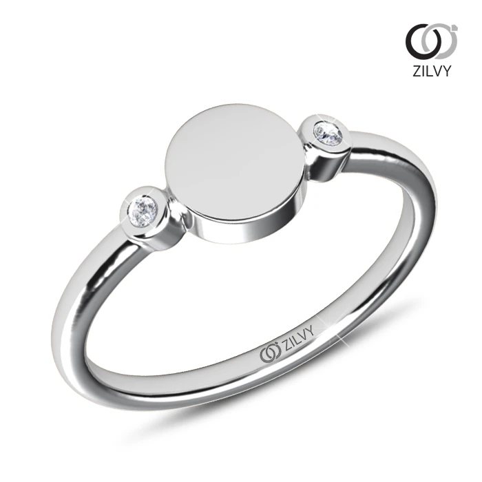 แหวนเพชร Valentina Signet