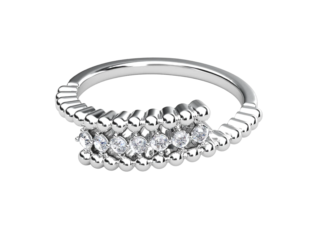 แหวนเพชร Lavande Cluster