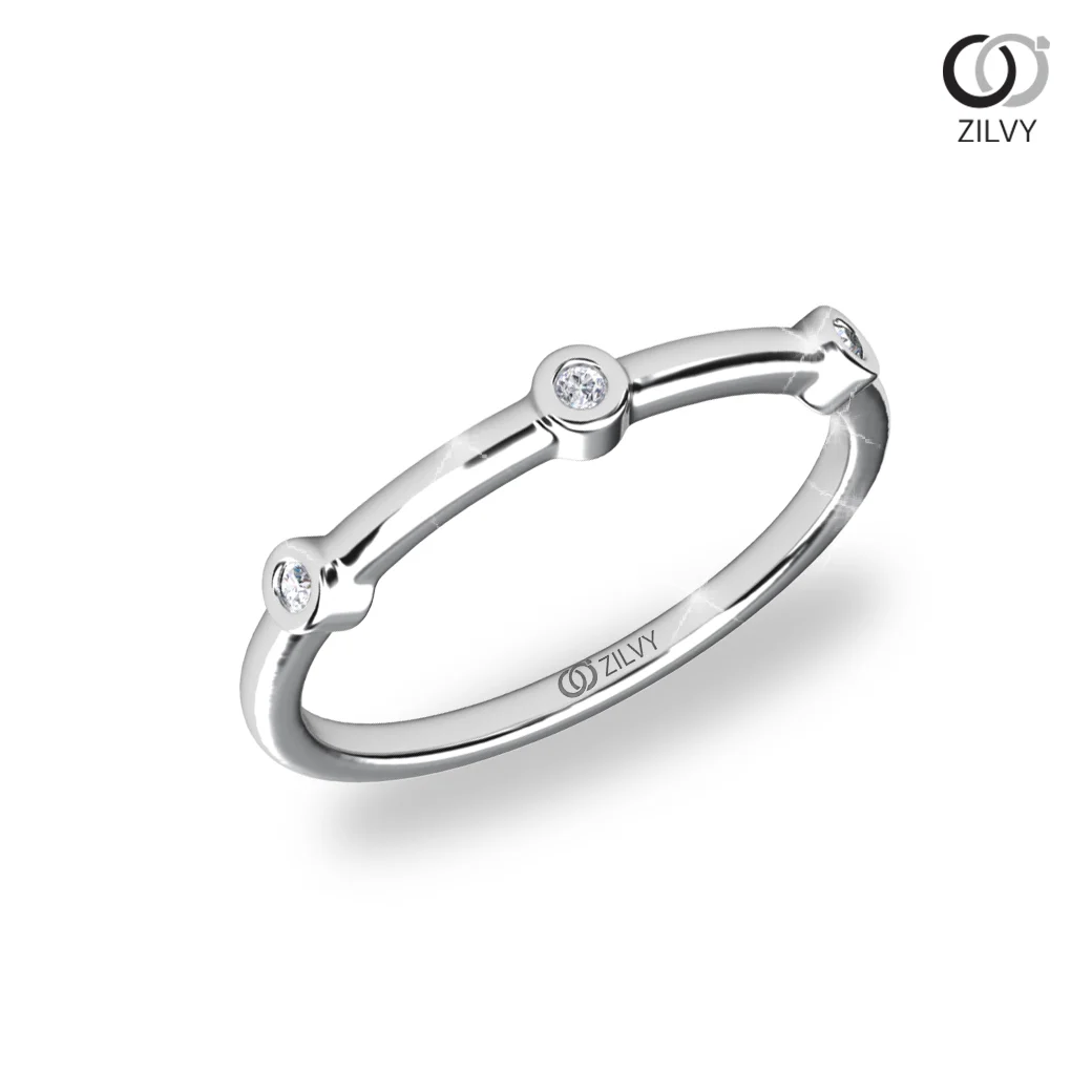 แหวนเพชร Mila Band