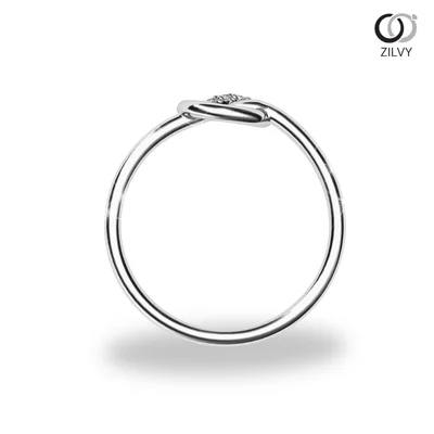 แหวนเพชรผู้หญิง รุ่น GR1206 - มุมหน้า