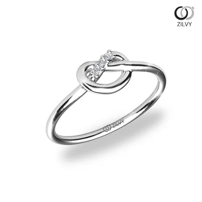 แหวนเพชรผู้หญิง รุ่น GR1206 - มุมเปอร์สเปกทีฟ