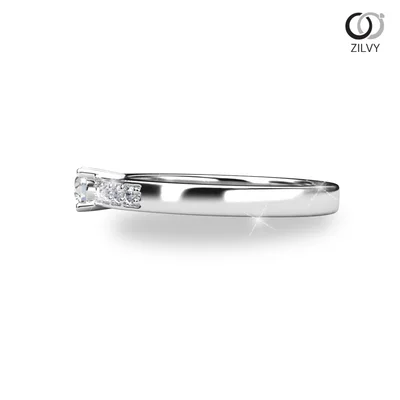 แหวนเพชรผู้หญิง รุ่น GR1212 - มุมข้าง