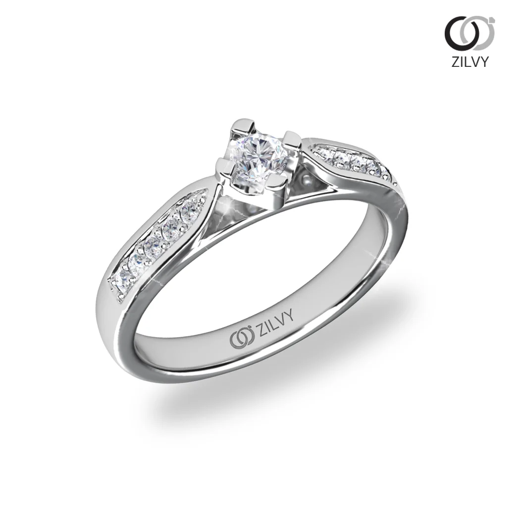 แหวนเพชร Cosette Flanked