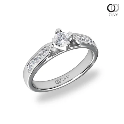 แหวนเพชรผู้หญิง รุ่น GR1228 - มุมเปอร์สเปกทีฟ