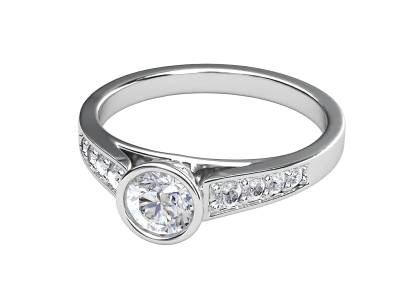 แหวนเพชร Esme Bezel