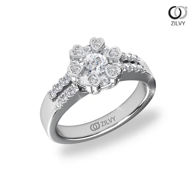 แหวนเพชรผู้หญิง รุ่น GR1237 - ภาพเต็ม