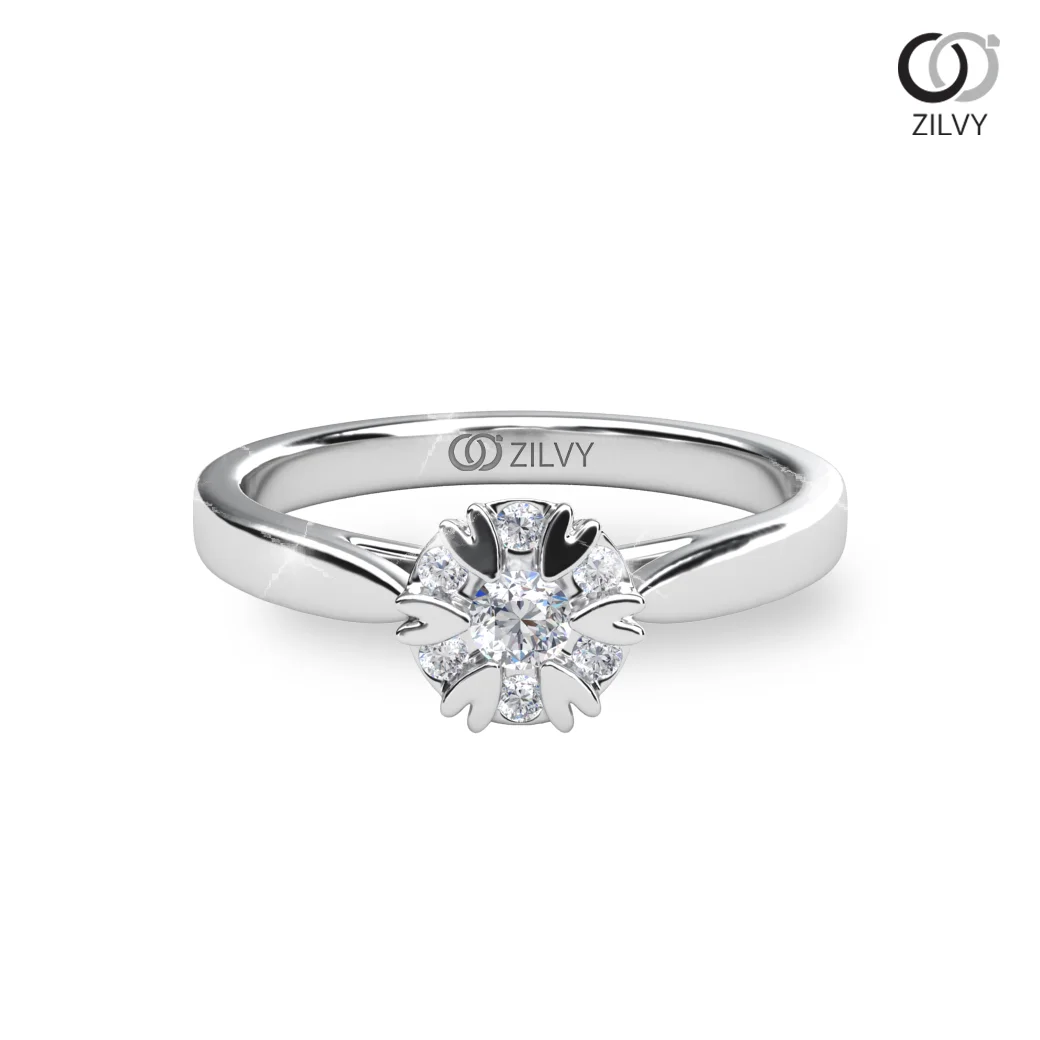 Women's Diamond Ring GR1239 - top view