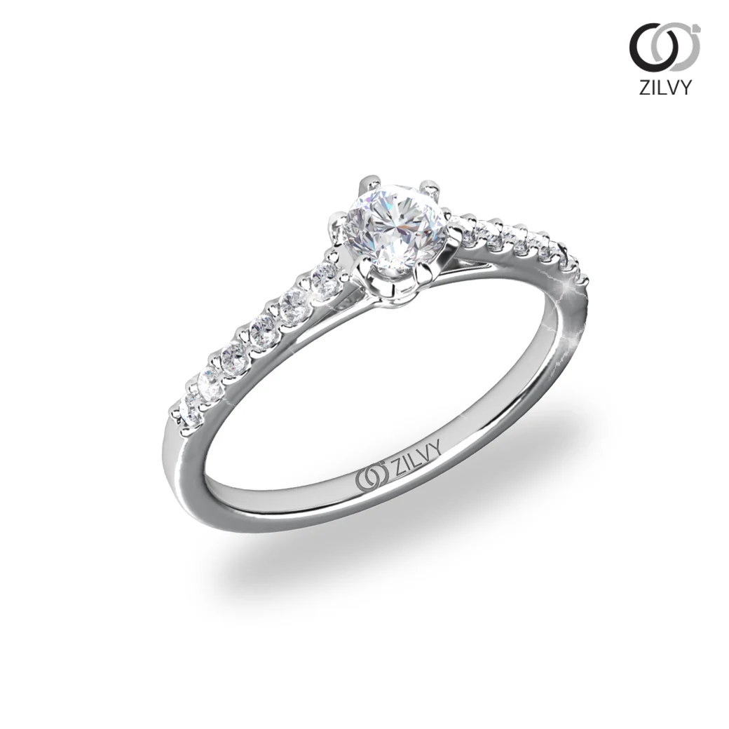 แหวนเพชร Belle Flanked