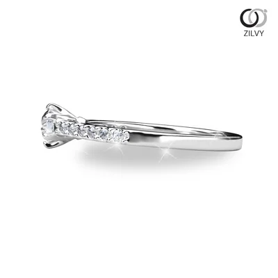 แหวนเพชรผู้หญิง รุ่น GR1240 - มุมข้าง