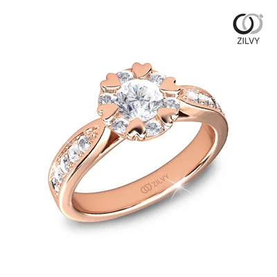 แหวนเพชรผู้หญิง รุ่น GR1245 - มุมเปอร์สเปกทีฟ