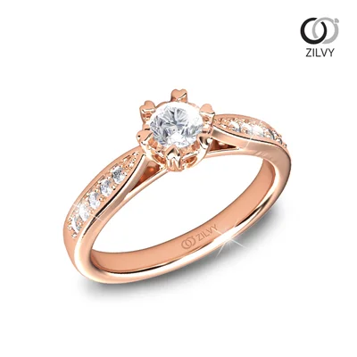 แหวนเพชรผู้หญิง รุ่น GR1246 - มุมเปอร์สเปกทีฟ