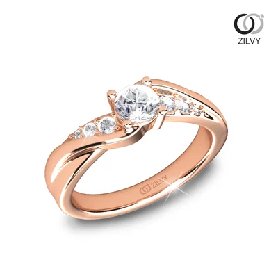 แหวนเพชรผู้หญิง รุ่น GR1249 - มุมเปอร์สเปกทีฟ