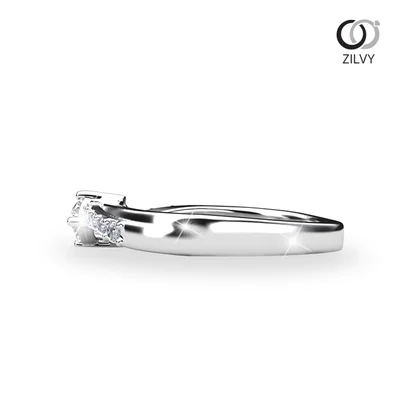 แหวนเพชรผู้หญิง รุ่น GR1260 - มุมข้าง