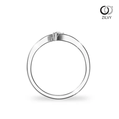 แหวนเพชรผู้หญิง รุ่น GR1267 - มุมหน้า