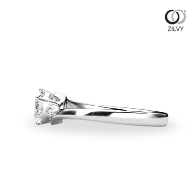 แหวนเพชรผู้หญิง รุ่น GR1268 - มุมข้าง