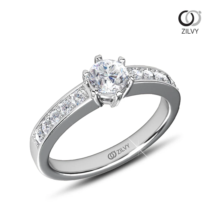 แหวนเพชร Celine Flanked