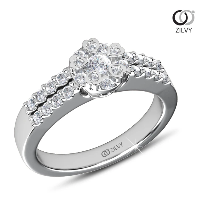 แหวนเพชร Thalia Cluster