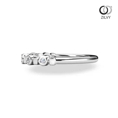 แหวนเพชรผู้หญิง รุ่น GR1324 - มุมข้าง