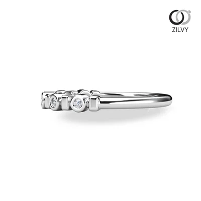 แหวนเพชรผู้หญิง รุ่น GR1325 - มุมข้าง