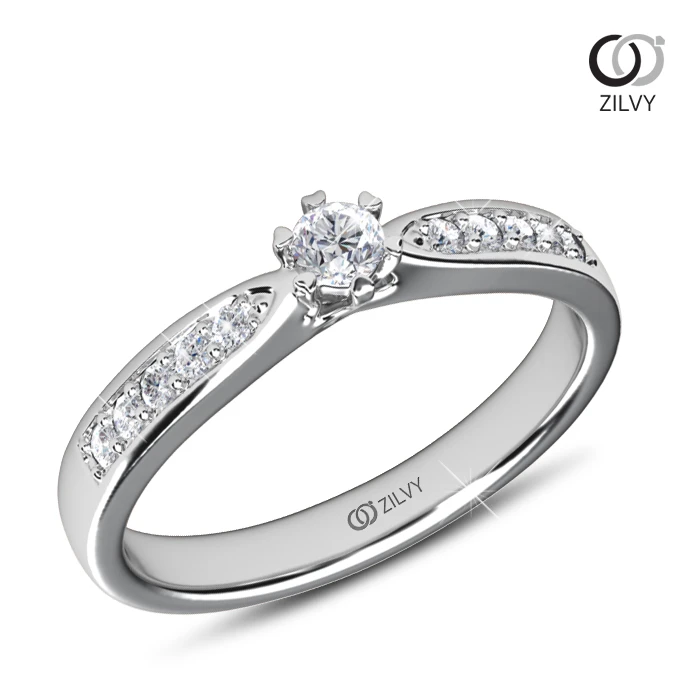 แหวนเพชร Seraphine Flanked