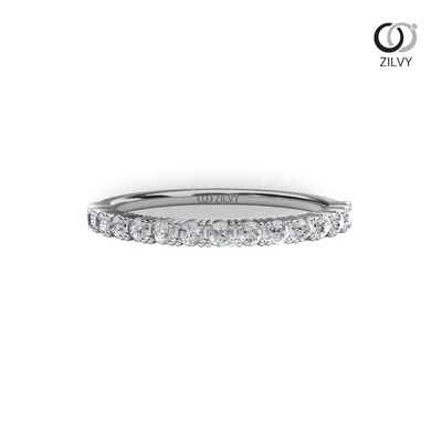 แหวนเพชรผู้หญิง รุ่น GR1342 - มุมหน้า