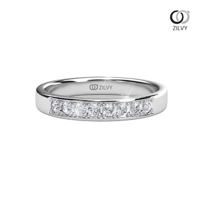 แหวนเพชรผู้หญิง รุ่น GR1349 - มุมหน้า