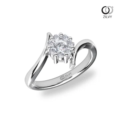 แหวนเพชรผู้หญิง รุ่น GR1355 - มุมเปอร์สเปกทีฟ