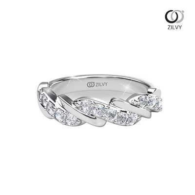 แหวนเพชรผู้หญิง รุ่น GR1356 - มุมหน้า