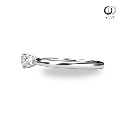 แหวนเพชรผู้หญิง รุ่น GR1357 - มุมข้าง