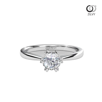 แหวนเพชรผู้หญิง รุ่น GR1361 - มุมหน้า