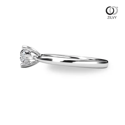 แหวนเพชรผู้หญิง รุ่น GR1361 - มุมข้าง