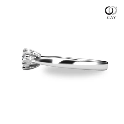 แหวนเพชรผู้หญิง รุ่น GR1375 - มุมข้าง