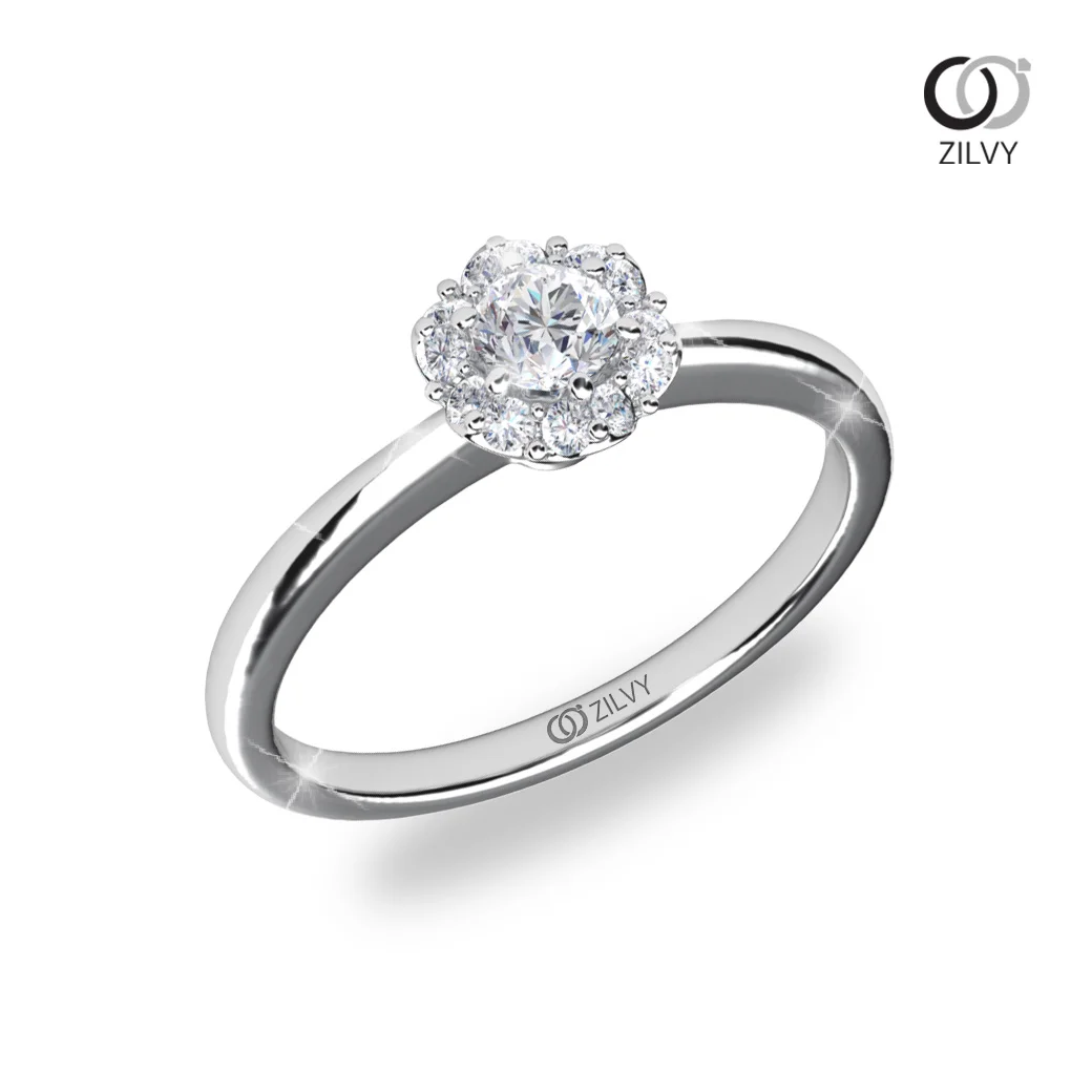 แหวนเพชร Dahlia Aura