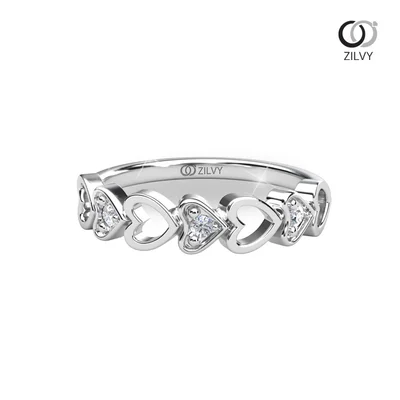 Women's Diamond Ring GR1409 - top view
